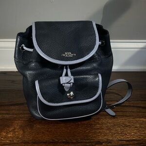 Coach mini Black and Gray Leather Backpack
Pennie Backpack 22